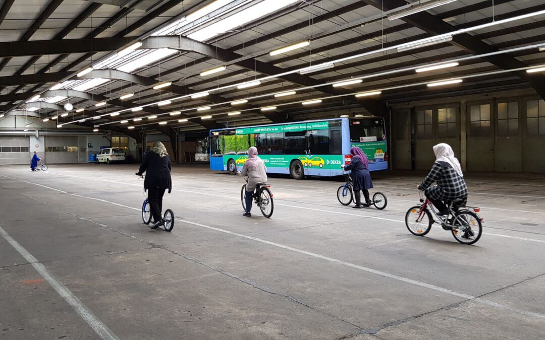 „Integration auf Rädern“ – Fahrradfahren-Lernkurs