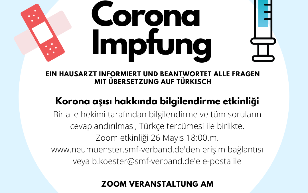 Corona-Impfung: Fragen und Antworten – mit Übersetzung auf Türkisch