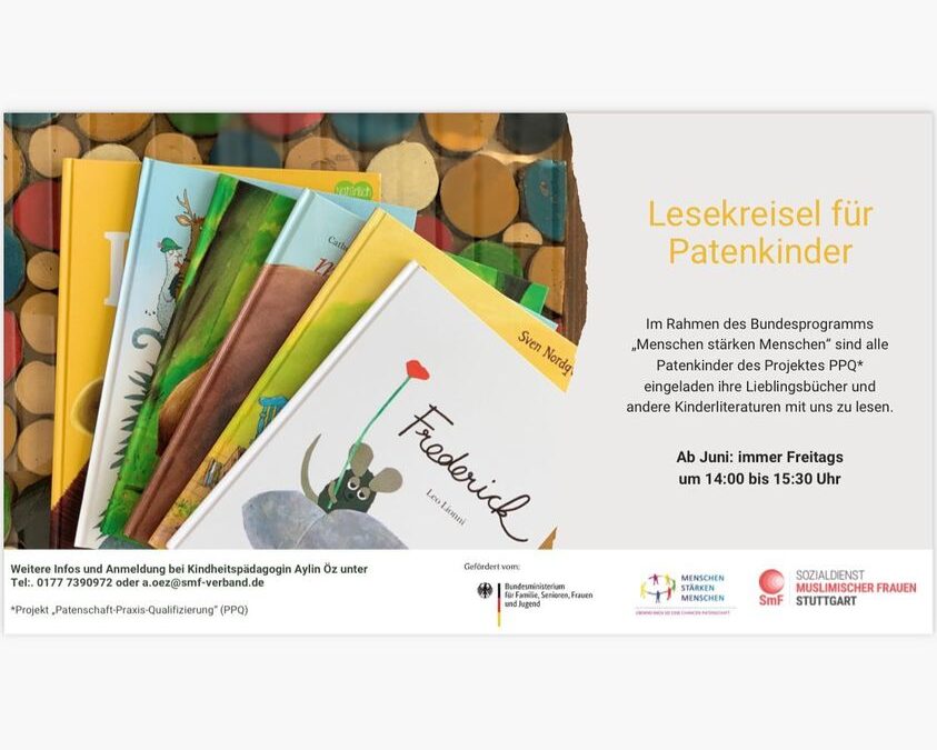 Lesekreisel für Patenkinder