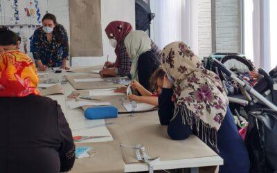 Nähcafé für Frauen inklusive Kinderbetreuung
