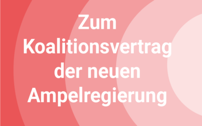 Neue Koalition – neue Chancen