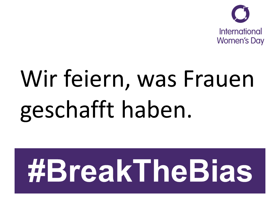 Am 8. März ist Internationaler Frauentag!