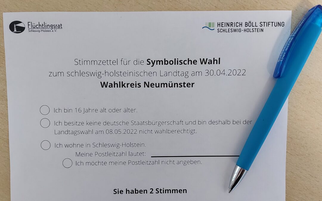 Wahlrecht für ALLE! Symbolische Wahlen am 30.4.