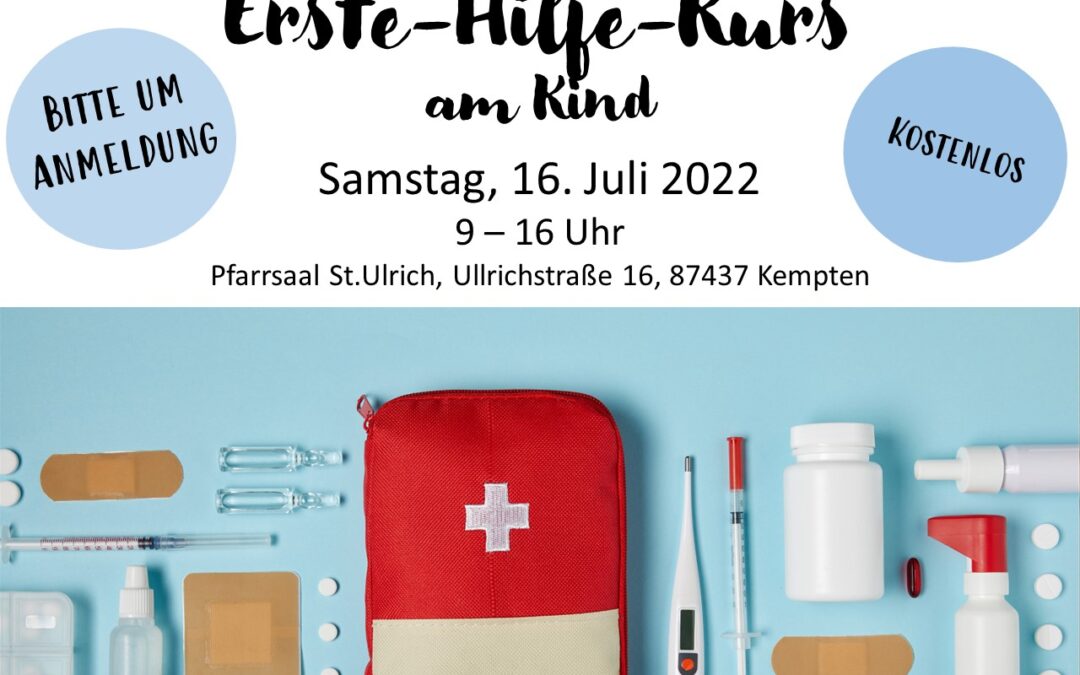 „Erster Hilfe Kurs am Kind“ neue Termine!