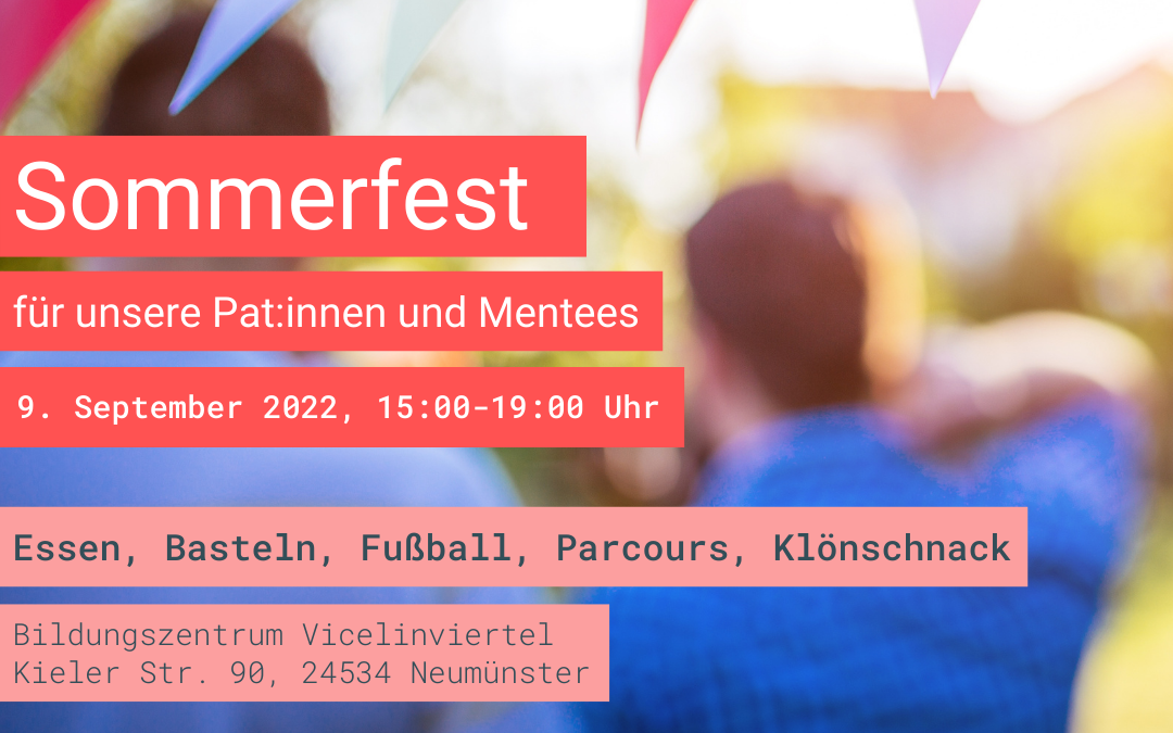 Herzliche Einladung zu unserem Sommerfest