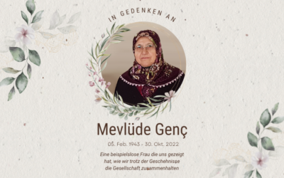 In Gedenken an Mevlüde Genç