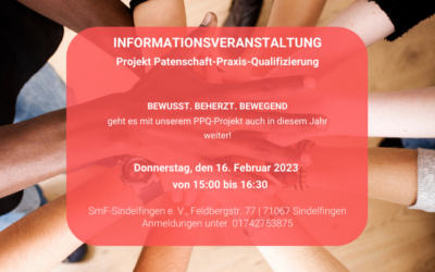 INFORMATIONSVERANSTALTUNG Patenschaft-Praxis-Qualifizierung