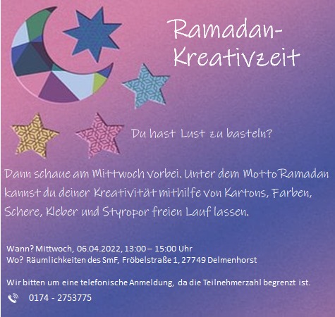 Ramadan – Kreativzeit