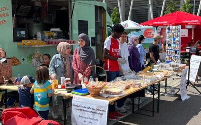 Erfolgreiche Spendenaktion auf dem SC Freiburg Familienfest