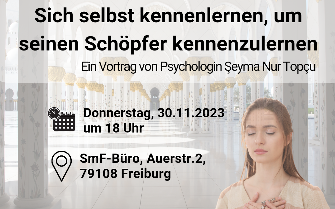 Vortrag von Psychologin Şeyma Nur Topçu am 30.11.2023