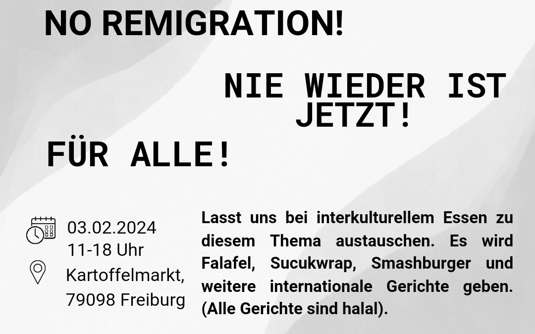 No Remigration – Austausch mit Bürgern auf dem Kartoffelmarkt