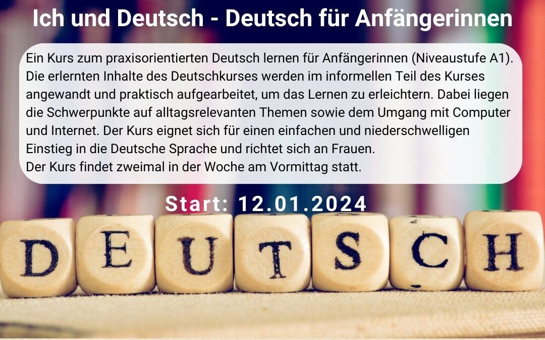 Ich und Deutsch startet am 12.01.2024