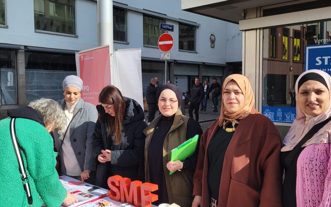 Der SmF mit dem Foodtruck auf dem Kartoffelmarkt