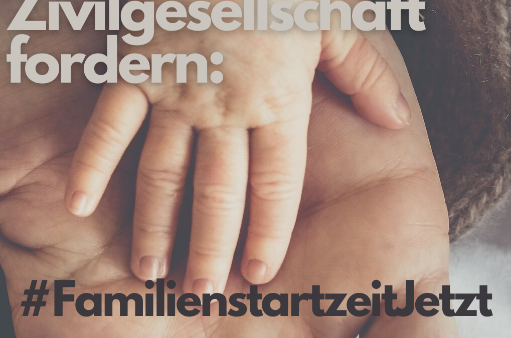 Wirtschaft und Zivilgesellschaft fordern gemeinsam: Höchste Zeit für die Familienstartzeit!