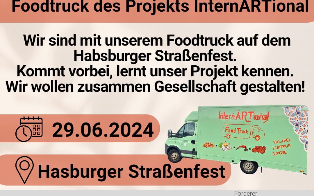 Der SmF Foodtruck ist auf dem Habsburger Straßenfest