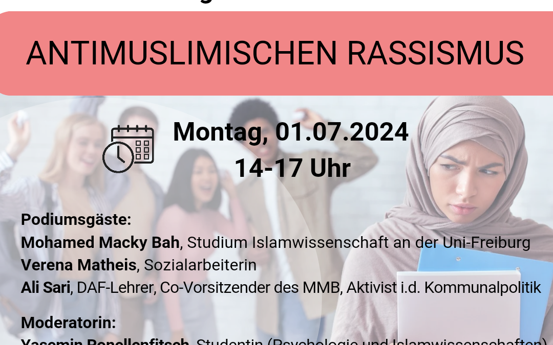 Podiumsdiskussion zum Thema „antimuslimischer Rassismus“