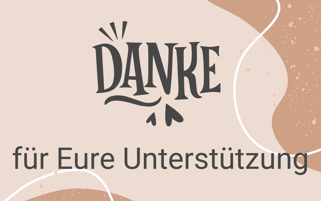 Ein herzliches Dankeschön an Dich für Deine Unterstützung in diesem Jahr!