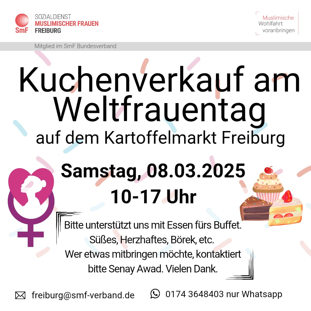 Kuchenverkauf am Weltfrauentag