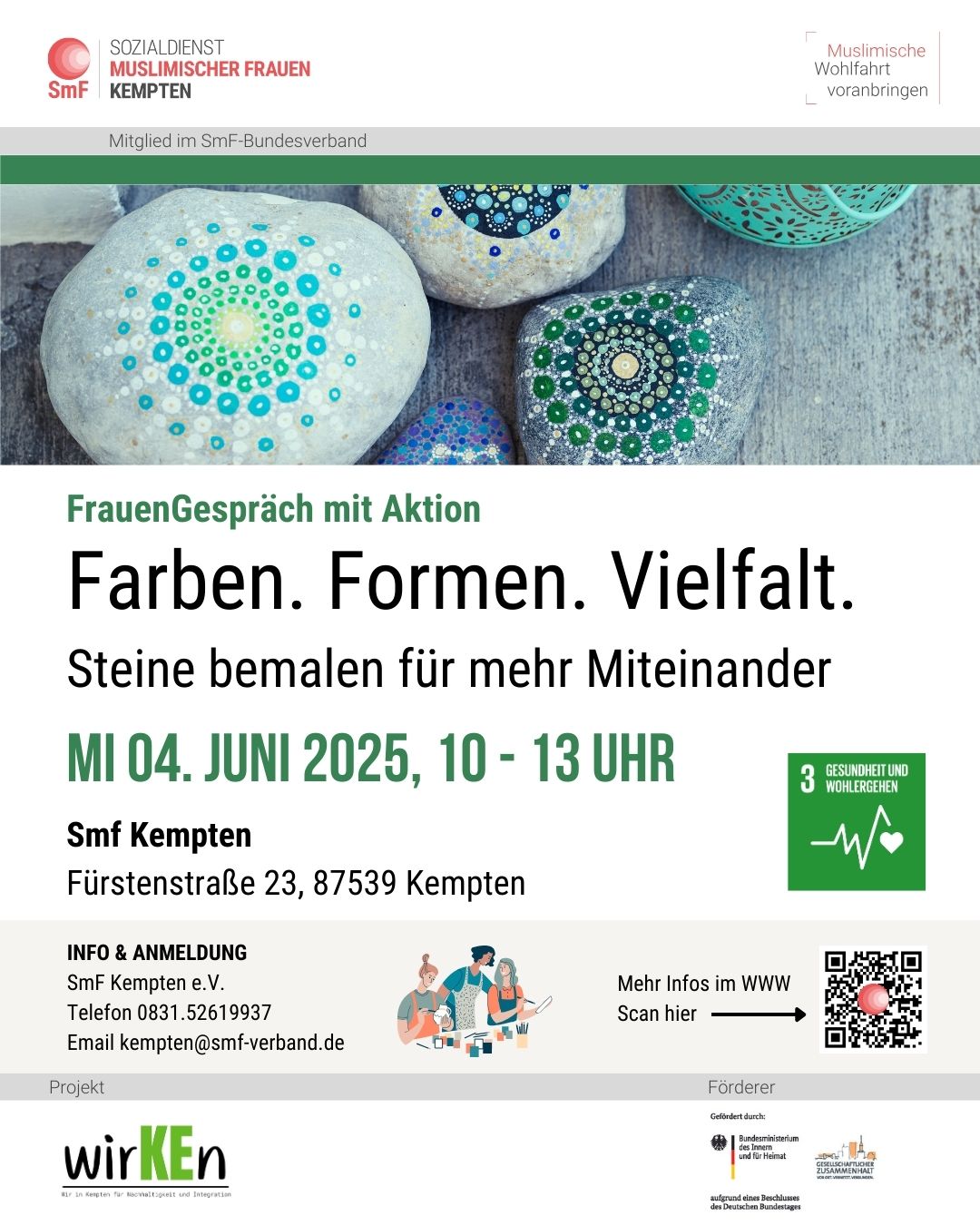 Farben. Formen. Vielfalt. - Steine bemalen für mehr miteinander