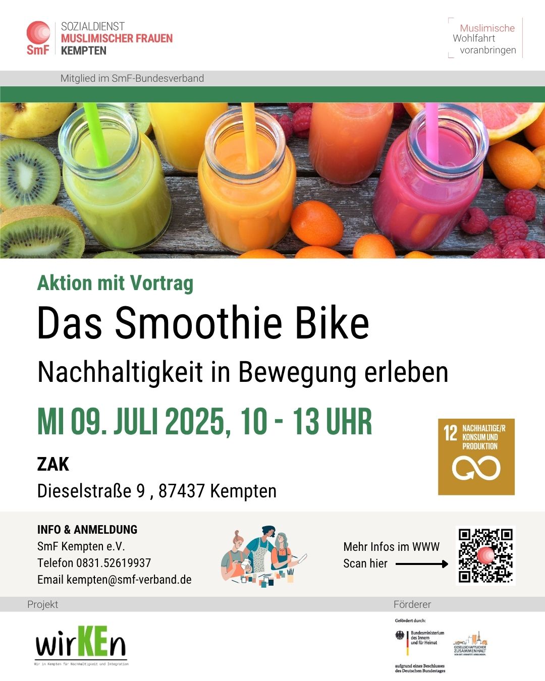 wirKEn - Smoothie Bike – Nachhaltigkeit in Bewegung erleben