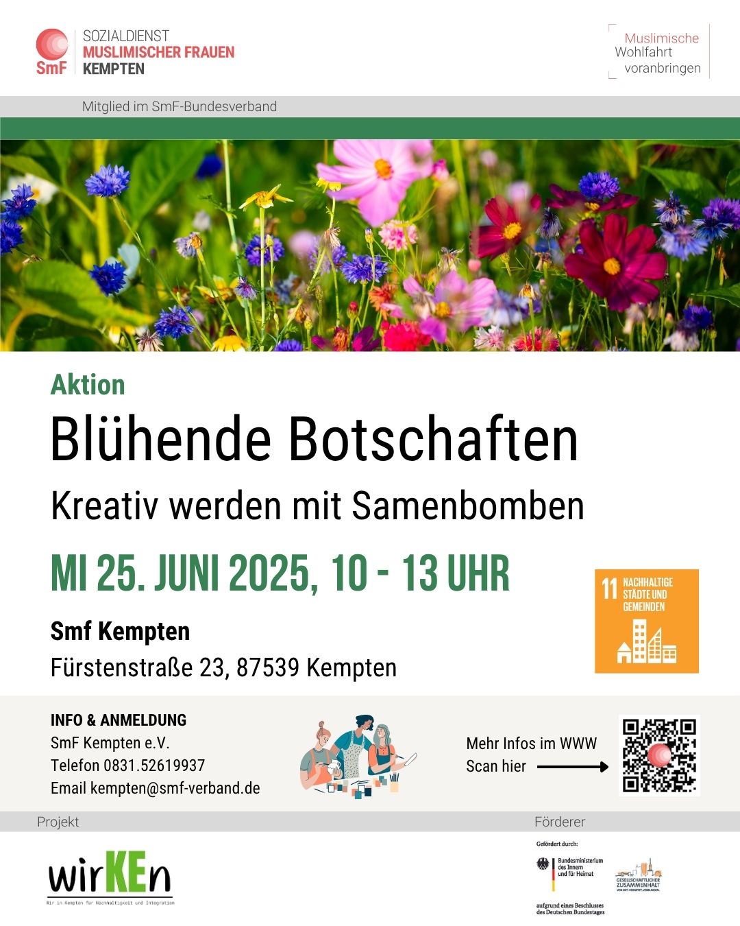 wirKEn - Workshop - Blühende Botschaften