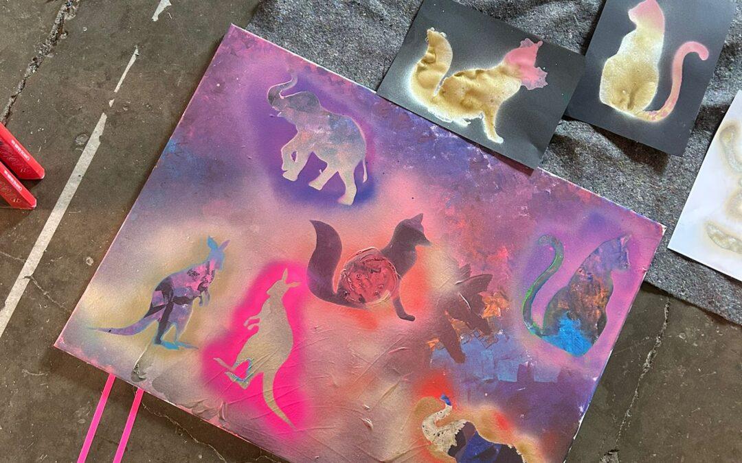 Stencil & Graffiti Art Workshops – #StarkeMädchenKempten