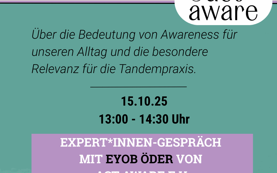 Talk: „Einführung und Grundlagen zu Awareness Arbeit.”