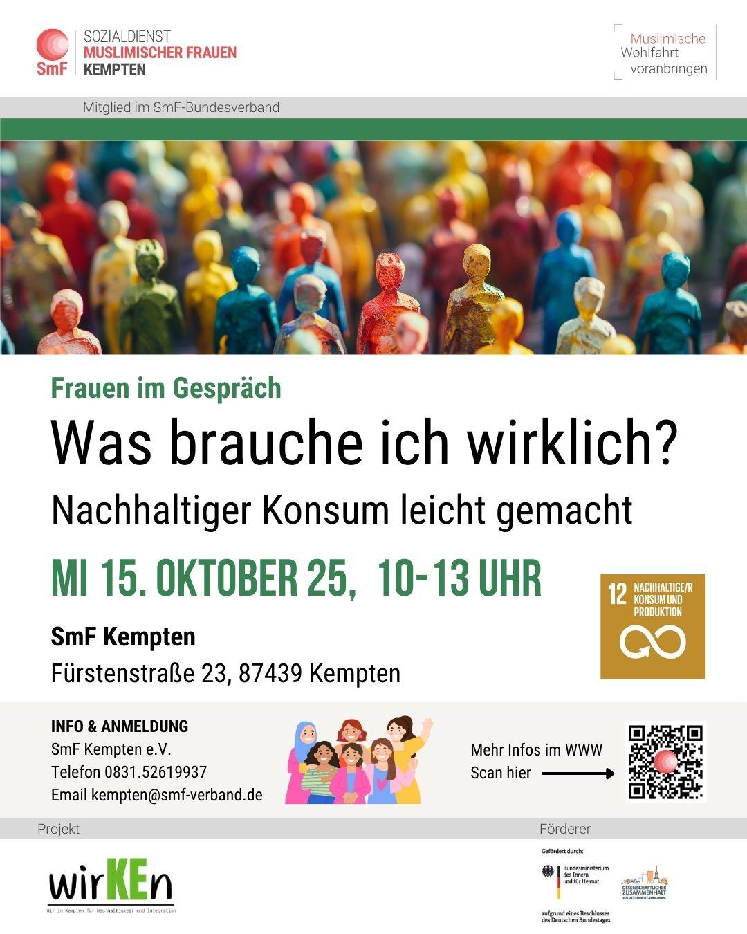 wirKEn - FrauenGespräch - Was brauche ich wirklich?