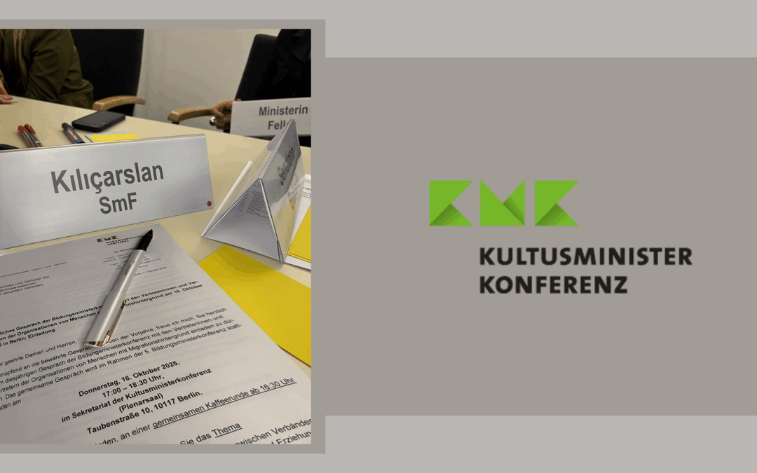 SmF-Bundesverband bei Bildungsministerkonferenz – Unsere Kinder brauchen Chancengleichheit, Akzeptanz und Erfolgsaussicht 