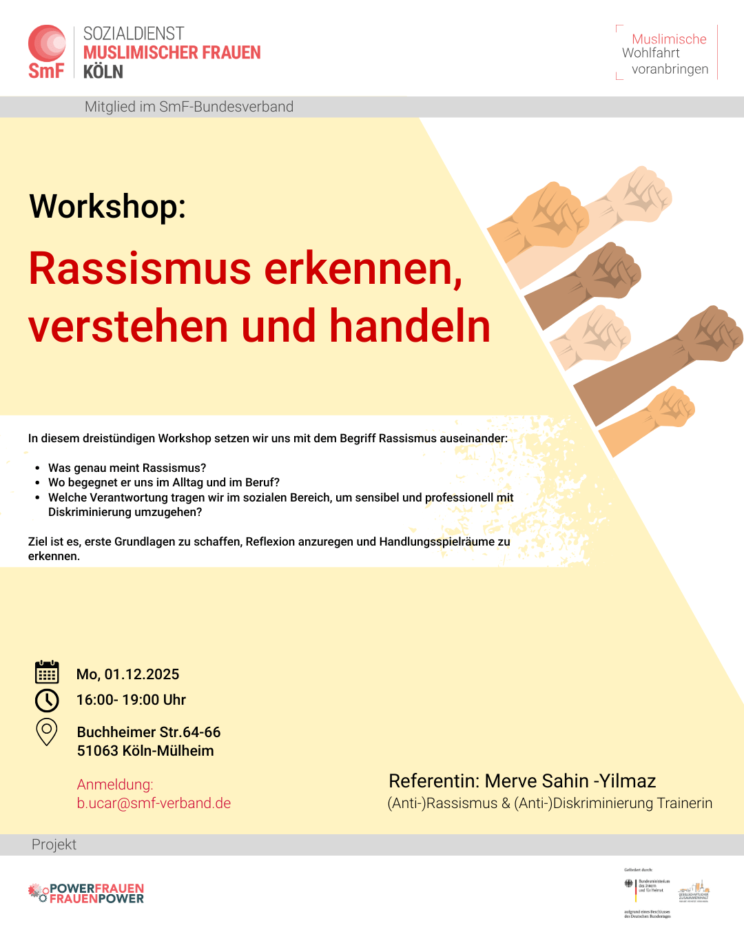 Workshop: Rassismus erkennen, verstehen und handeln