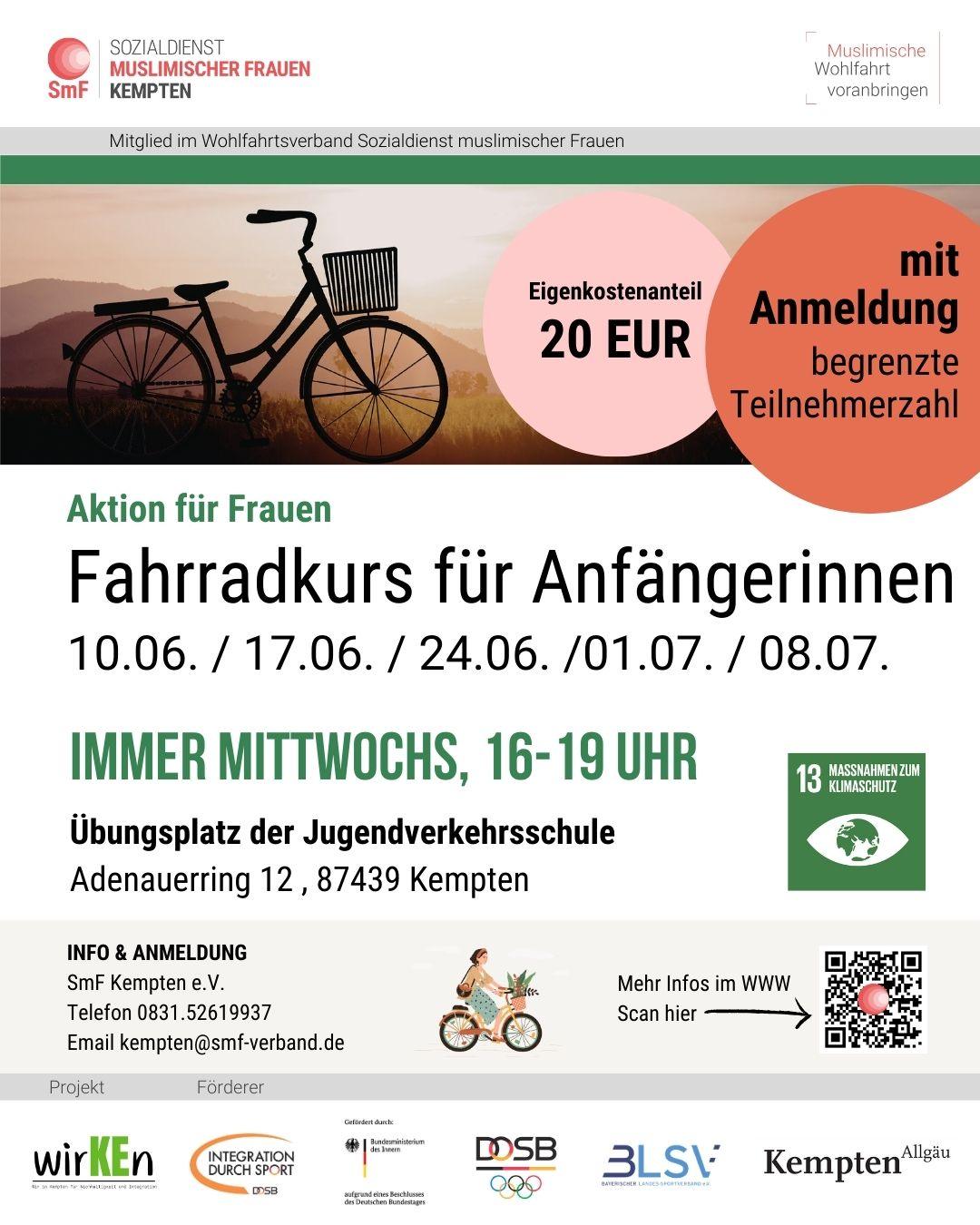 wirKEn - Fahrradkurs für Anfängerinnen