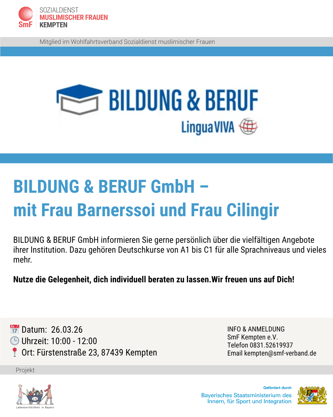 LiB - BILDUNG & BERUF GmbH – mit Frau Barnerssoi und Frau Cilingir