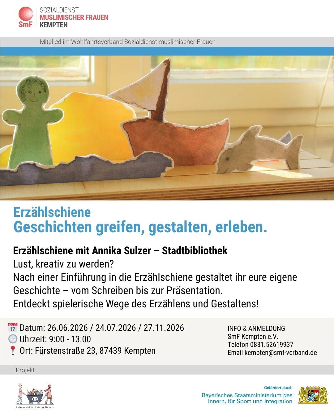 LiB - Erzählschiene Geschichten greifen, gestalten, erleben.