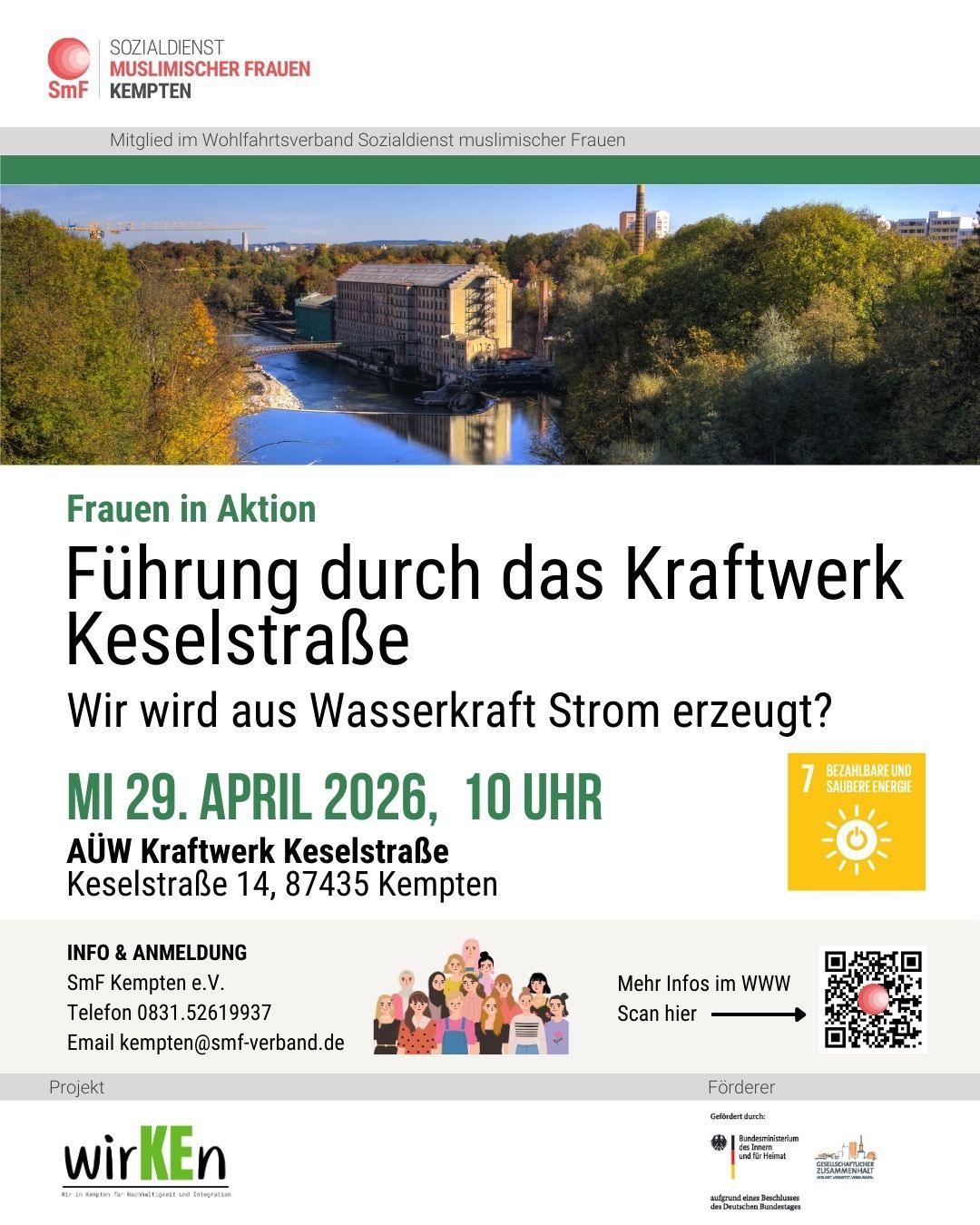 wirKEn - Führung Wasserkraftwerk Keselstraße
