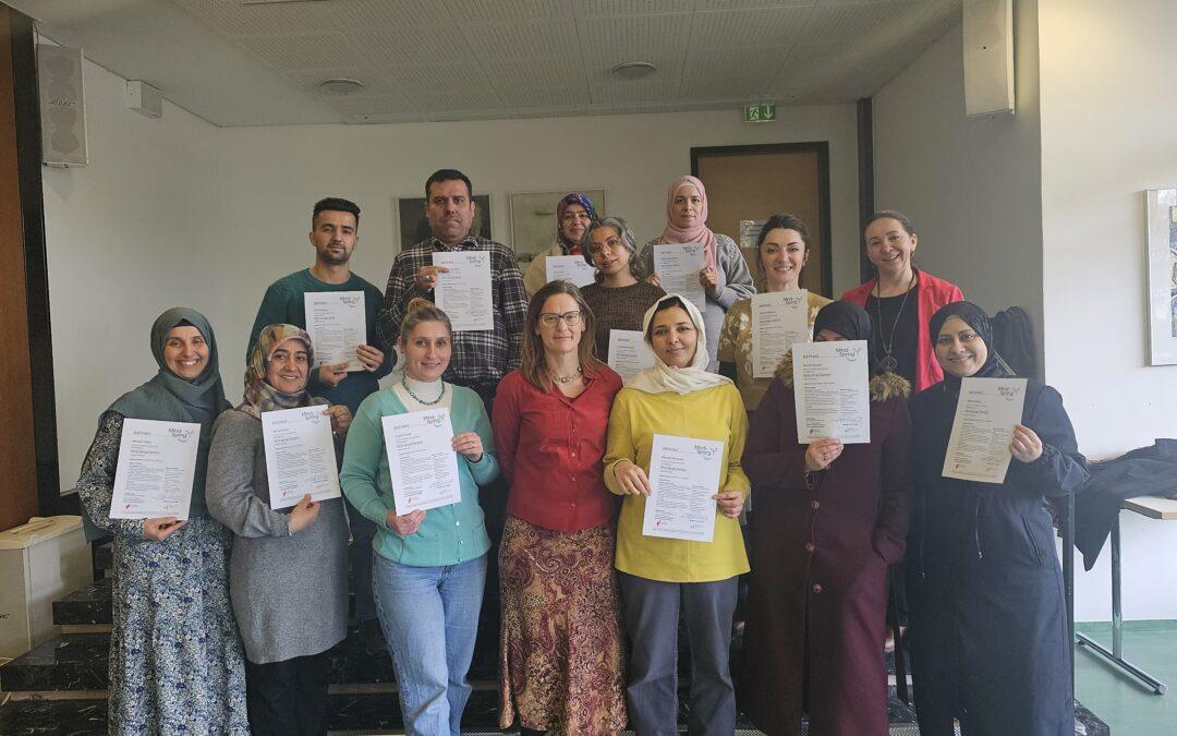 14 neue Mind-Spring-Trainer*innen zertifiziert