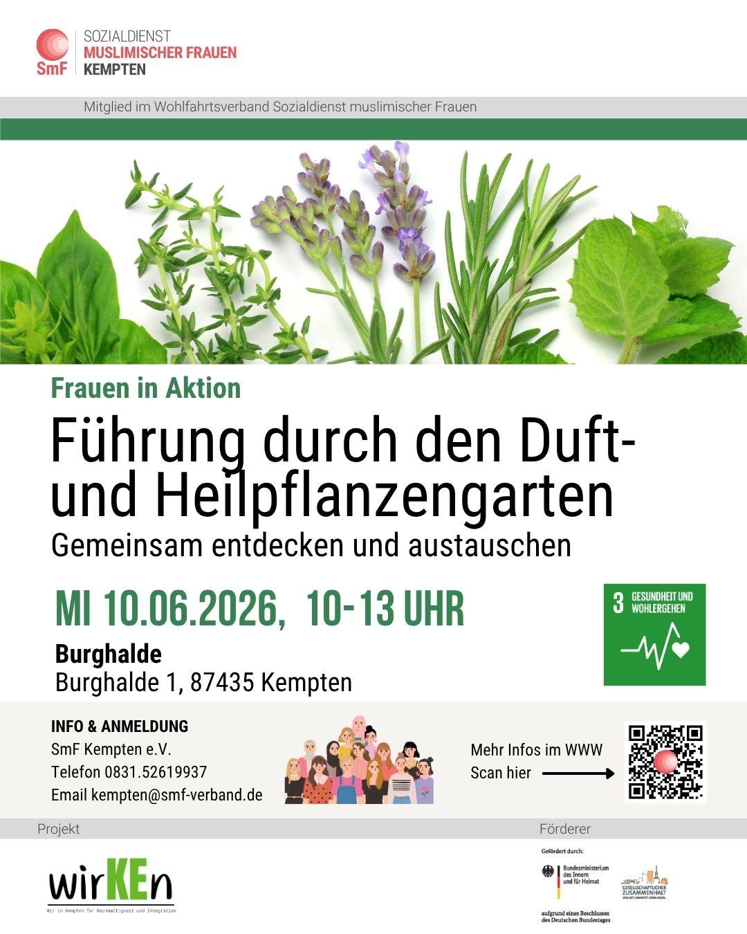 wirKEn - Führung Heilpflanzengarten Burghalde