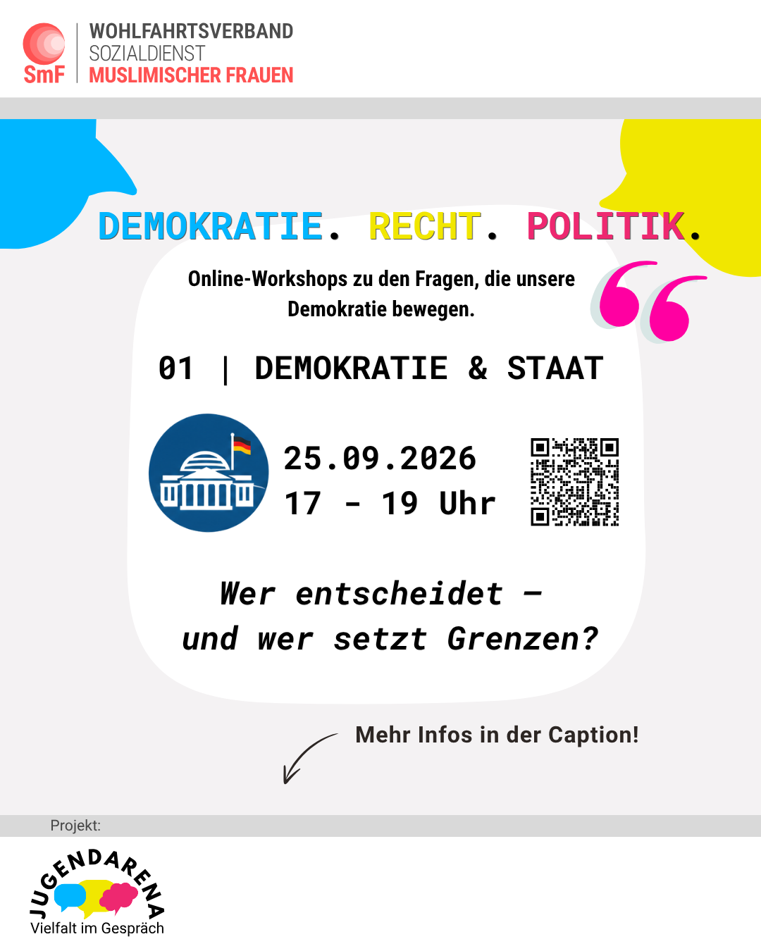 Online Workshop "Demokratie Recht und Politik"