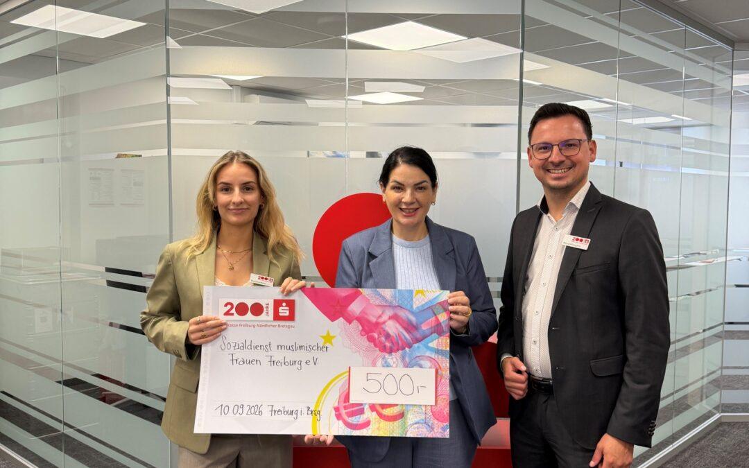 SmF Freiburg erhält Spendenpreis der Sparkasse