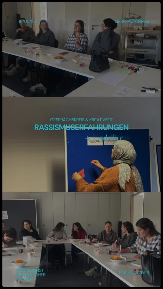 Rückblick auf unseren Gesprächskreis 

„Rassismuserfahrungen“
Gemeinsam haben wir über Rassismuserfahrungen gesprochen. 

Insbesondere ging es um die Herausforderungen, mit denen viele Muslim im Alltag konfrontiert sind. In einer offenen und respektvollen Atmosphäre war Raum, persönliche Erlebnisse zu teilen, zuzuhören und sich gegenseitig zu stärken. 🤍

Der Austausch hat gezeigt, wie wichtig es ist, Erfahrungen sichtbar zu machen, Verständnis füreinander zu schaffen und sich gegenseitig zu stärken. Danke an alle, die ihre Geschichten, Gedanken und ihr Vertrauen mit der Gruppe geteilt haben. ✨

Gefördert durch das Bundesministerium des Innern.

#Gesprächskreis #Austausch #Rassismus #AntimuslimischerRassismus #MuslimischePerspektiven Vielfalt Zusammenhalt