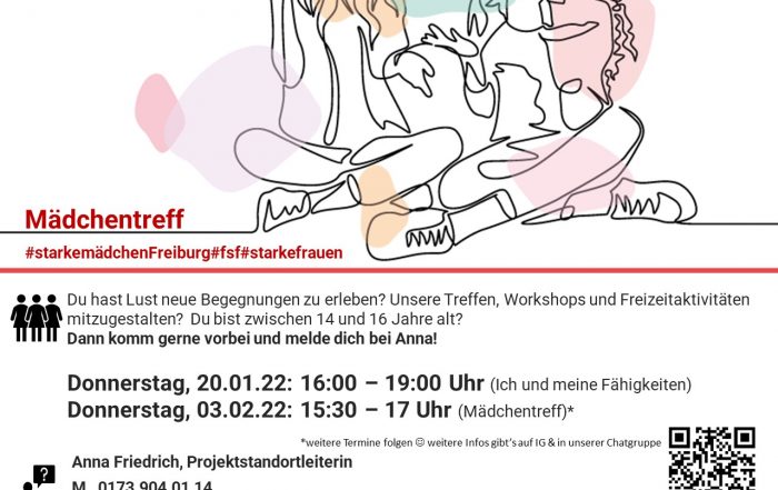 Mädels-Power im SmF in Freiburg: neuer, offener Mädchentreff